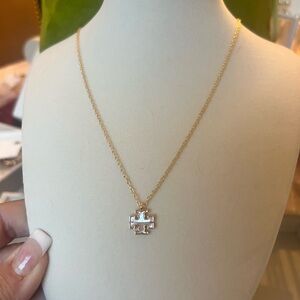 Tory Burch Moondance Mother of Pearl Pendant